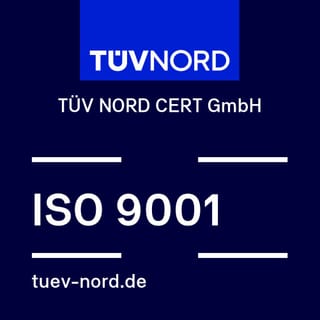 TÜV NORD CERT ISO 9001 certification mark